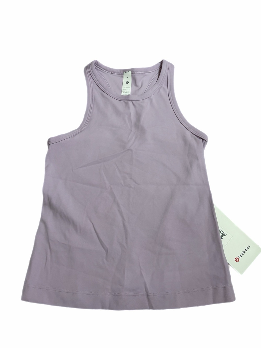 NWT Lululemon Align Waist-Length Racerback Tank Top (Lilac Play) Size 4